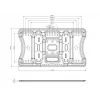 Kinnitusklamber Multibrackets M VESA Super õhuke Tilt & Turn Plus HD