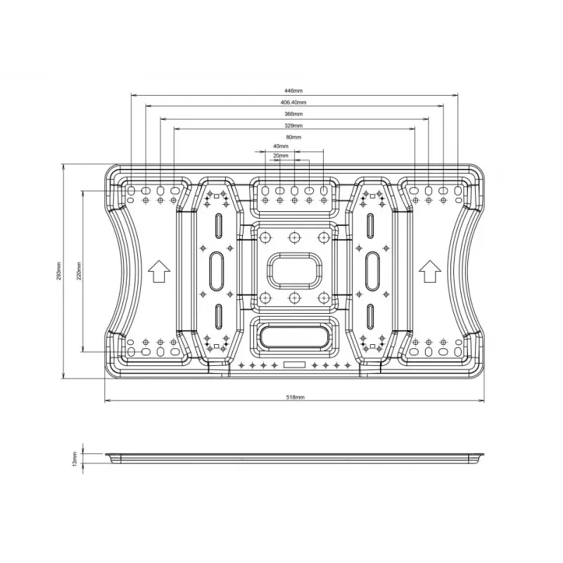 Kinnitusklamber Multibrackets M VESA Super õhuke Tilt & Turn Plus HD