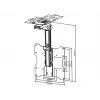 Kinnitusklamber Multibrackets M Vesa Flip Down Must