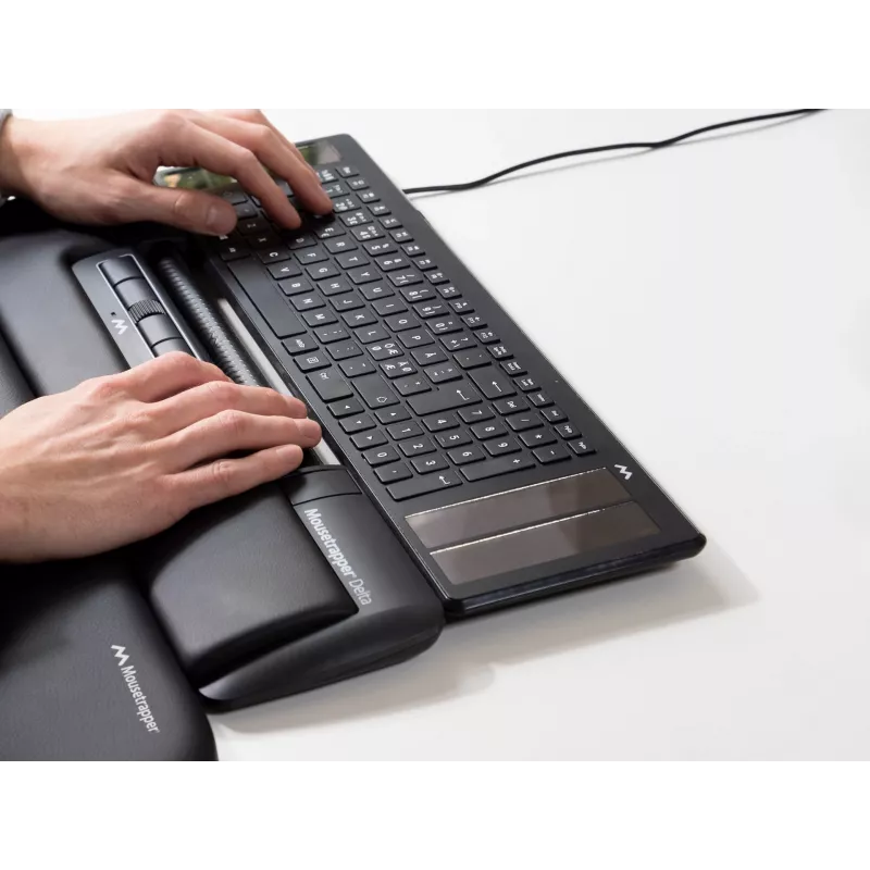 Mousetrapper Delta hiir Must Regular USB-A, USB Type-A, 4000 DPI, must