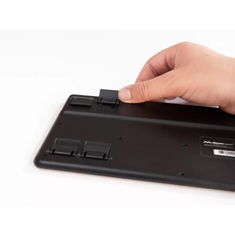 Mousetrapper Type Mini klaviatuur QWERTY US USB-C, Mini, juhtmega, USB, QWERTY, must