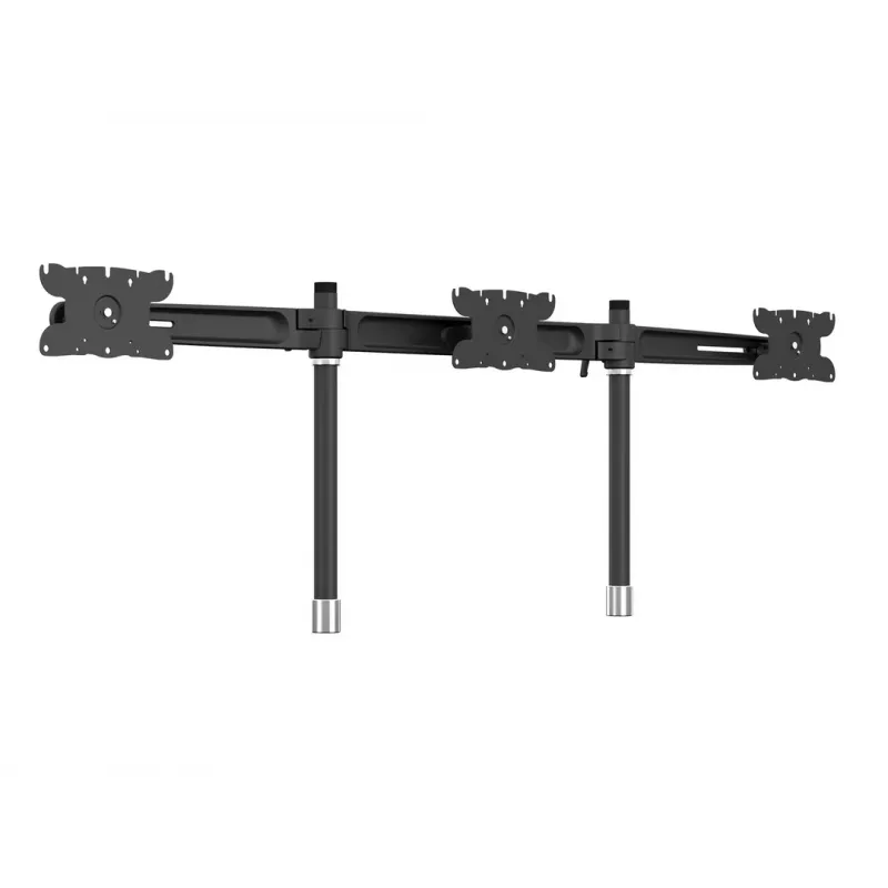 Kolmikmonitori lauapaigalduskomplekti laiendus MULTIBRACKETS M VESA kolmele kuvarile 24–32 tolli kuni 24 kg, alumiinium/plast, must