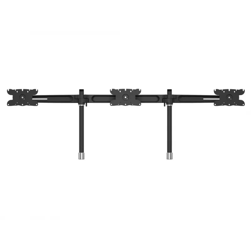 Kolmikmonitori lauapaigalduskomplekti laiendus MULTIBRACKETS M VESA kolmele kuvarile 24–32 tolli kuni 24 kg, alumiinium/plast, must