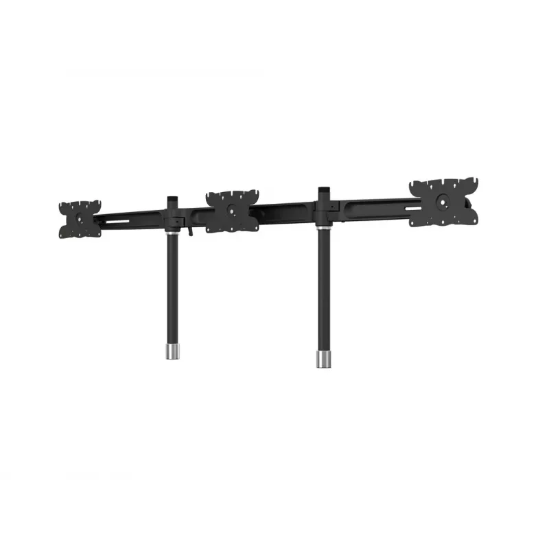 Kolmikmonitori lauapaigalduskomplekti laiendus MULTIBRACKETS M VESA kolmele kuvarile 24–32 tolli kuni 24 kg, alumiinium/plast, must