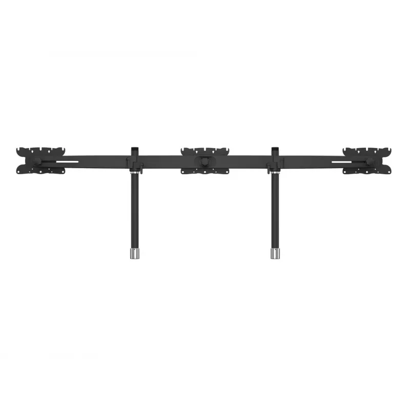 Kolmikmonitori lauapaigalduskomplekti laiendus MULTIBRACKETS M VESA kolmele kuvarile 24–32 tolli kuni 24 kg, alumiinium/plast, must