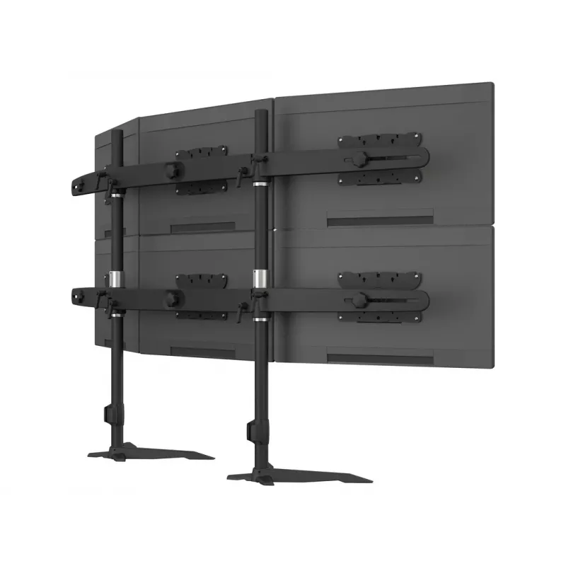 Kolmikmonitori lauapaigalduskomplekti laiendus MULTIBRACKETS M VESA kolmele kuvarile 24–32 tolli kuni 24 kg, alumiinium/plast, must