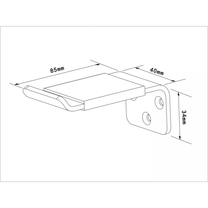 Kõrvaklappide hoidik Multibrackets M Headset Holder Wall Must