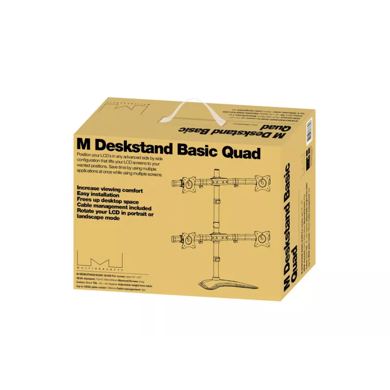 Multibrackets M Deskstand Basic Quad vabaltseisev alus 32 kg 15-27 tolli