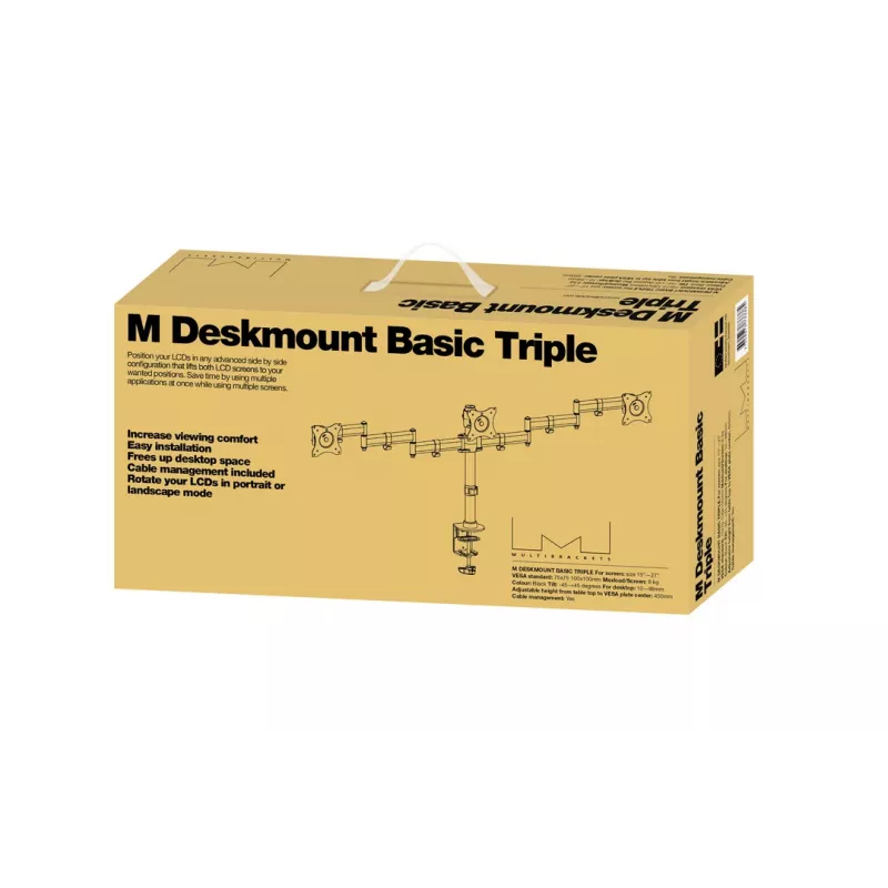 Lauakinnitus Multibrackets M Deskmount Basic Triple