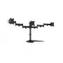 Monitor Desk Stand MULTIBRACKETS M Deskstand Basic Triple — 3-way, VESA 75x75–100x100, supports up to 24 kg, for 15 inch–27 inch screens, Must