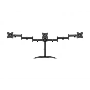 Monitor Desk Stand MULTIBRACKETS M Deskstand Basic Triple — 3-way, VESA 75x75–100x100, supports up to 24 kg, for 15 inch–27 inch screens, Must
