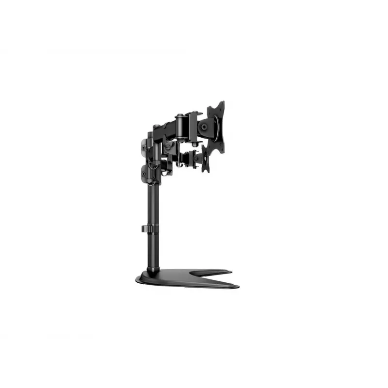Monitor Desk Stand MULTIBRACKETS M Deskstand Basic Triple — 3-way, VESA 75x75–100x100, supports up to 24 kg, for 15 inch–27 inch screens, Must