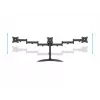 Monitor Desk Stand MULTIBRACKETS M Deskstand Basic Triple — 3-way, VESA 75x75–100x100, supports up to 24 kg, for 15 inch–27 inch screens, Must