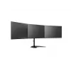 Monitor Desk Stand MULTIBRACKETS M Deskstand Basic Triple — 3-way, VESA 75x75–100x100, supports up to 24 kg, for 15 inch–27 inch screens, Must