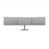 Monitor Desk Stand MULTIBRACKETS M Deskstand Basic Triple — 3-way, VESA 75x75–100x100, supports up to 24 kg, for 15 inch–27 inch screens, Must