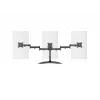 Monitor Desk Stand MULTIBRACKETS M Deskstand Basic Triple — 3-way, VESA 75x75–100x100, supports up to 24 kg, for 15 inch–27 inch screens, Must