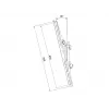Lamepaneelikinnitusvars MULTIBRACKETS M Pro Series Tilt Arms 600 mm, teras, must, 2 tk