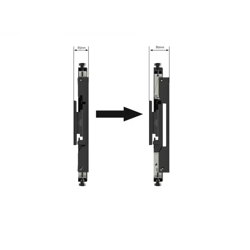 Lameekraani kinnitusõlg Multibrackets M Pro Series Micro-Adjustable Arms 400mm must teras