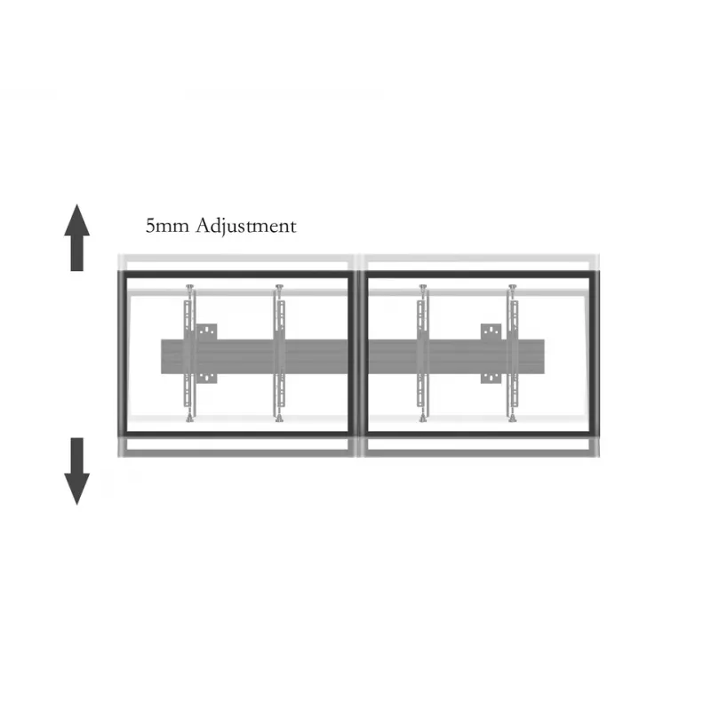 Lameekraani kinnitusõlg Multibrackets M Pro Series Micro-Adjustable Arms 400mm must teras