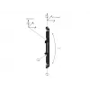 Lameekraani kinnitusõlg Multibrackets M Pro Series Micro-Adjustable Arms 400mm must teras