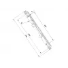 Lameekraani kinnitusõlg Multibrackets M Pro Series Micro-Adjustable Arms 400mm must teras