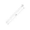 Multibrackets M Pro seeria pikendustoru 1,5 m must teras