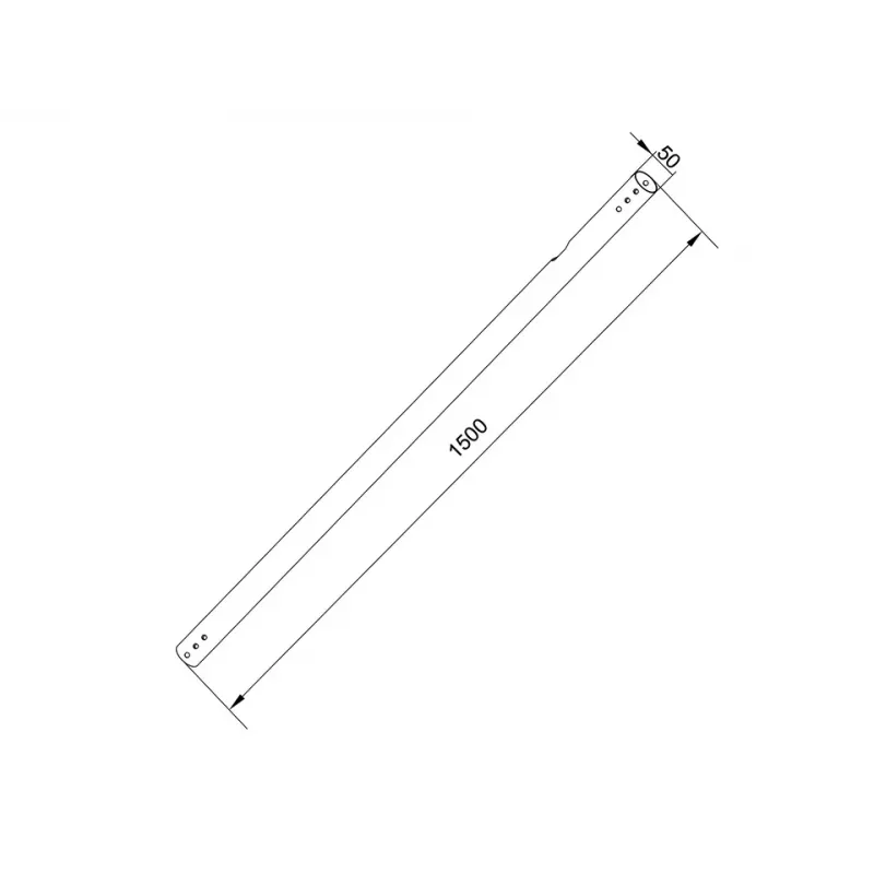 Multibrackets M Pro seeria pikendustoru 1,5 m must teras