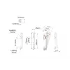 Lamepaneeli kinnituskäsi MULTIBRACKETS M Pro Series Tilt Arms 200mm Must teras, 1,5 kg, 2 tk pakendis