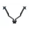 Multibrackets M VESA gaasvedruga topeltekraani klamberkinnitus must 20 kg 15-32 tolli