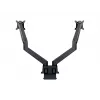Multibrackets M VESA gaasvedruga topeltekraani klamberkinnitus must 20 kg 15-32 tolli