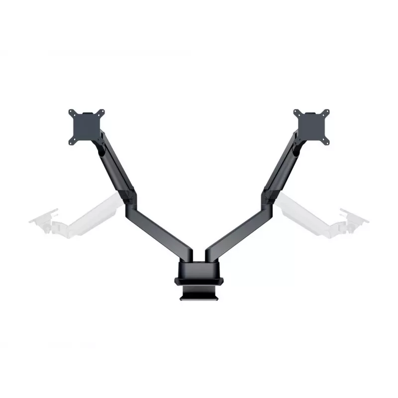 Multibrackets M VESA gaasvedruga topeltekraani klamberkinnitus must 20 kg 15-32 tolli