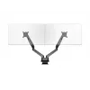 Multibrackets M VESA gaasvedruga topeltekraani klamberkinnitus must 20 kg 15-32 tolli