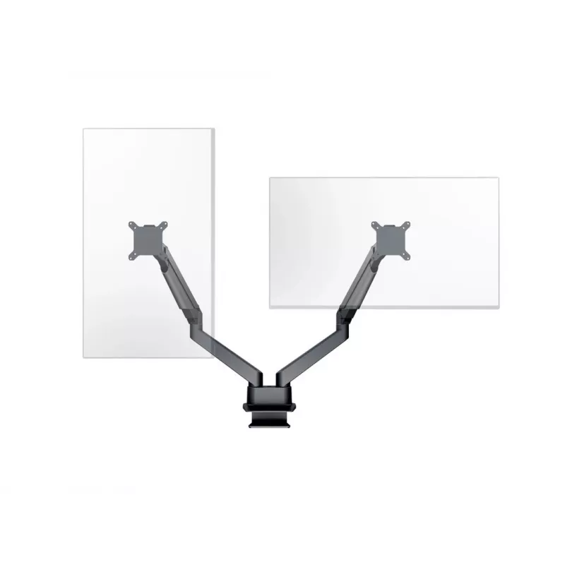 Multibrackets M VESA gaasvedruga topeltekraani klamberkinnitus must 20 kg 15-32 tolli