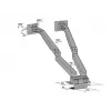 Multibrackets M VESA gaasvedruga topeltekraani klamberkinnitus must 20 kg 15-32 tolli