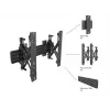 Seinakinnitus Multibrackets M Wallmount Pro MBW1U Must 30 kg 40-65 tolli