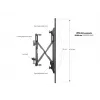 Seinakinnitus Multibrackets M Wallmount Pro MBW1U Must 30 kg 40-65 tolli