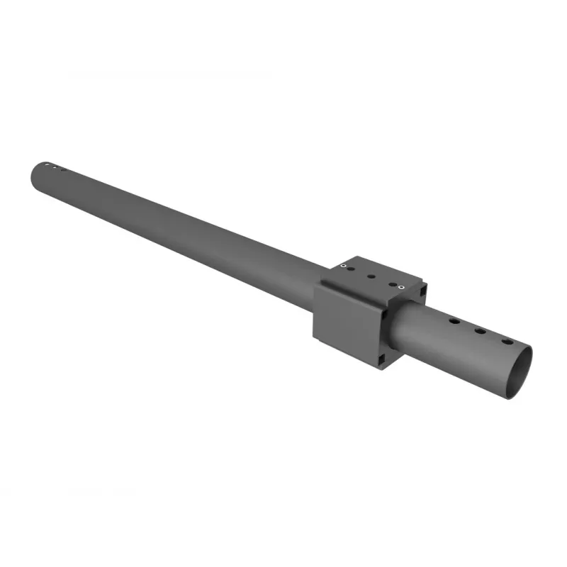 Postipuurimisseade MULTIBRACKETS M Pro Series — terasest korpus, must, 76,5×78,2 mm, 1,5 kg