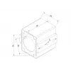 Postipuurimisseade MULTIBRACKETS M Pro Series — terasest korpus, must, 76,5×78,2 mm, 1,5 kg
