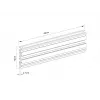 Multibrackets M Pro seeria ühe ekraani siin 48cm must