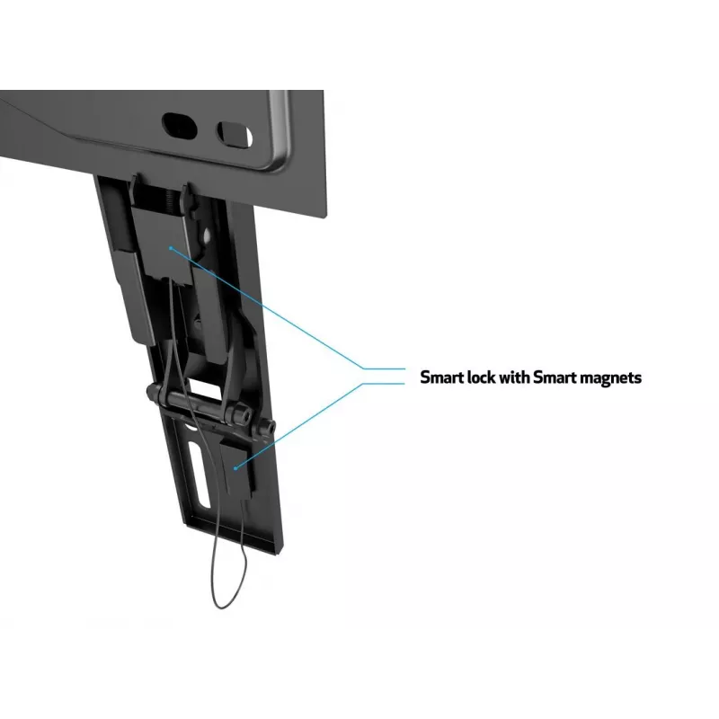Multibrackets M VESA Wallmount Super õhuke Tilt 400 MAX, 81,3 cm (32 tolli), 139,7 cm (55 tolli), 100 x 100 mm, 400 x 400 mm, plast, teras, must
