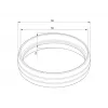 Torukate Multibrackets M Pro Series välimine torukate valge plastik 10g 13mm 5,5cm