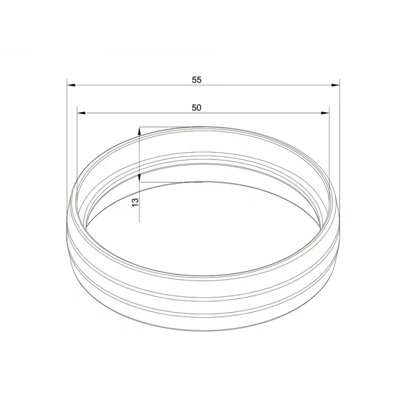 Torukate Multibrackets M Pro Series välimine torukate valge plastik 10g 13mm 5,5cm