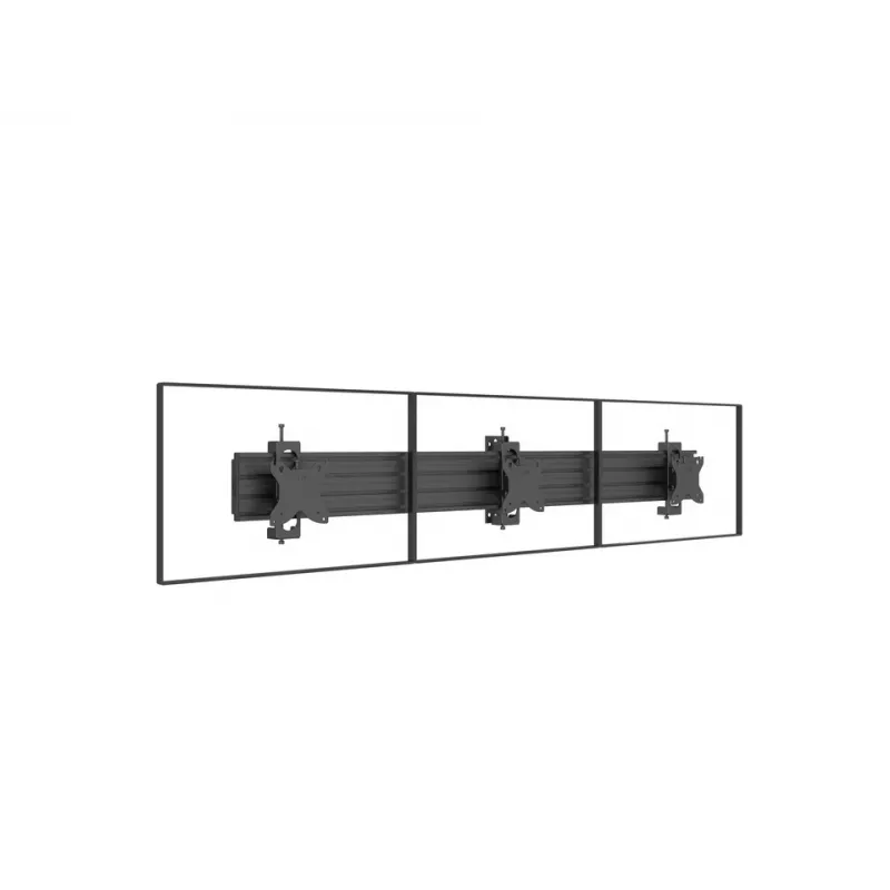 Multibrackets M Pro Series - Monitor Mount Flex Pro 75/100, kinnitusklamber, must, teras, 20 kg, lagi/põrand, Pro Series