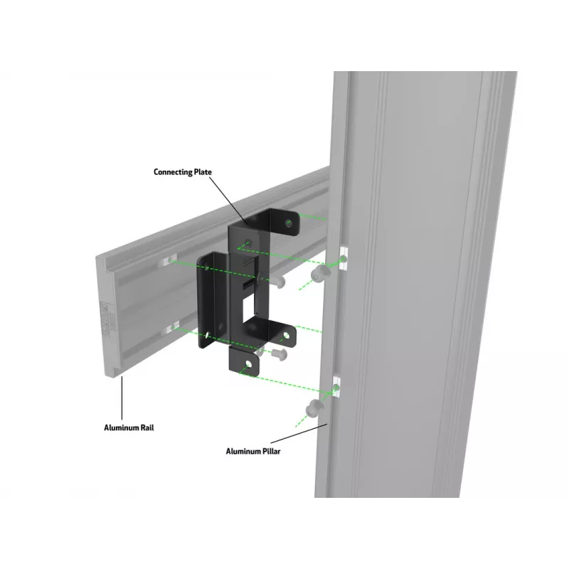 Seadmeplaat Multibrackets M Pro Series Connecting plate Must Teras 2,1 kg