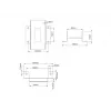 Seadmeplaat Multibrackets M Pro Series Connecting plate Must Teras 2,1 kg