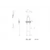 Multibrackets M Dual Pole Floormount Pro 65 tolli-90 tolli 75 kg Must