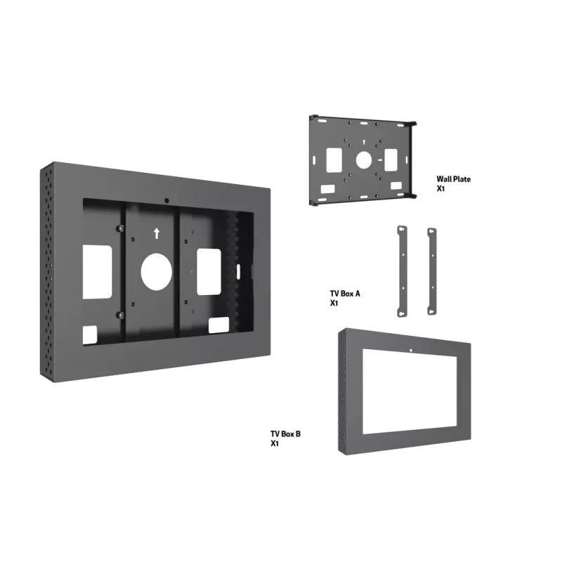 Korpus MULTIBRACKETS M Pro Series ELO 10-tollisele – teras, must, 2 kg