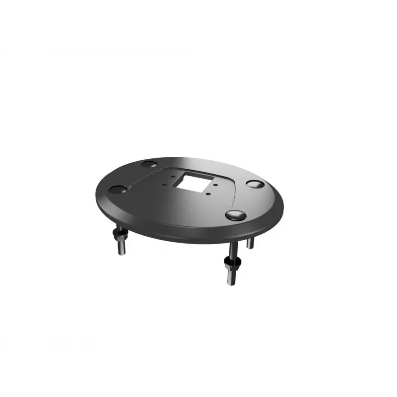 Läbiviigupõhi MULTIBRACKETS M Deskmount HD — alumiiniumkorpus, must, Ø 21 cm, K 40 mm, 500 g