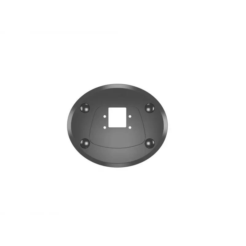 Läbiviigupõhi MULTIBRACKETS M Deskmount HD — alumiiniumkorpus, must, Ø 21 cm, K 40 mm, 500 g