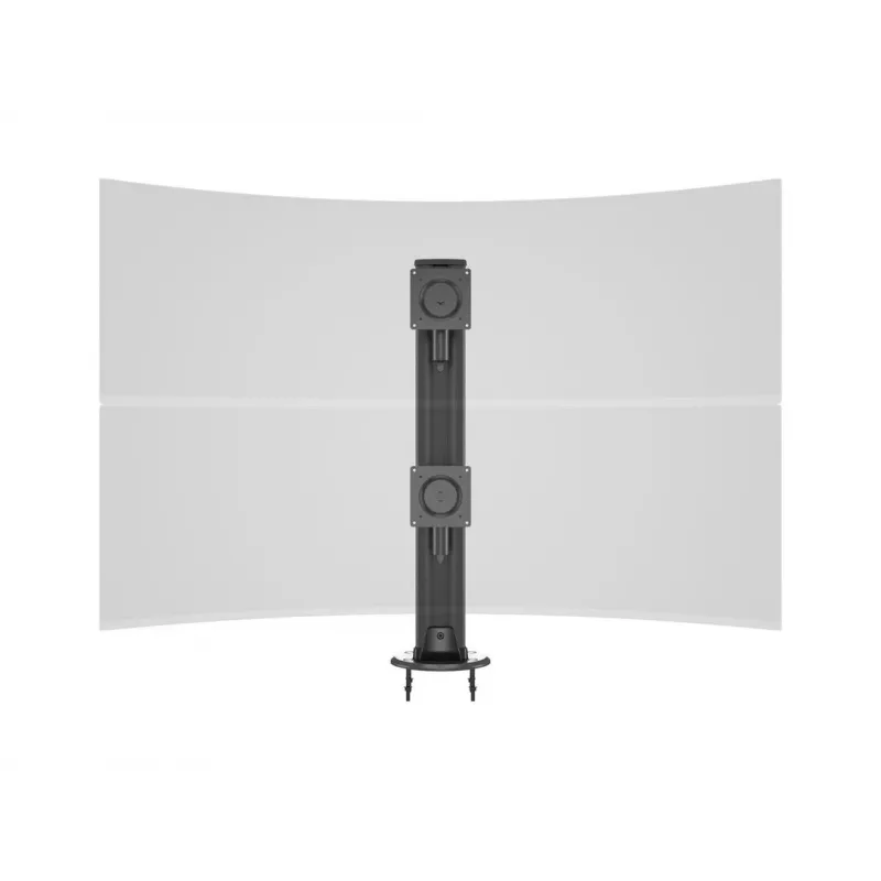 Läbiviigupõhi MULTIBRACKETS M Deskmount HD — alumiiniumkorpus, must, Ø 21 cm, K 40 mm, 500 g
